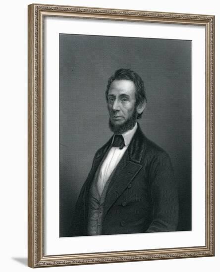 Abraham Lincoln, Engraved by H. C. Balding, 19th Century-null-Framed Giclee Print