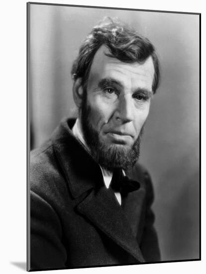 Abraham Lincoln, film biographique by D.W. Griffith with Walter Huston, 1930 (b/w photo)-null-Mounted Photo