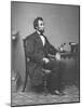 Abraham Lincoln, full-length portrait, seated, 1861-Alexander Gardner-Mounted Photographic Print