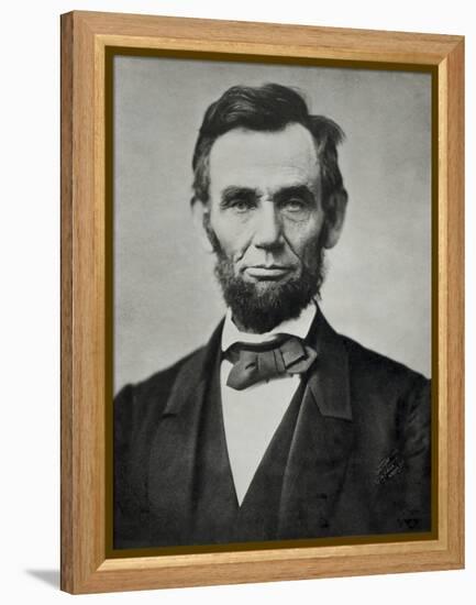 Abraham Lincoln, Head and Shoulders-null-Framed Premier Image Canvas