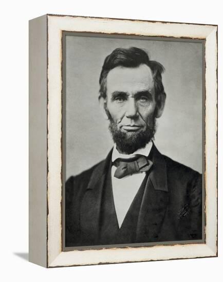 Abraham Lincoln, Head and Shoulders-null-Framed Premier Image Canvas