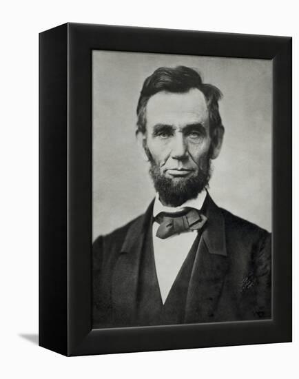 Abraham Lincoln, Head and Shoulders-null-Framed Premier Image Canvas