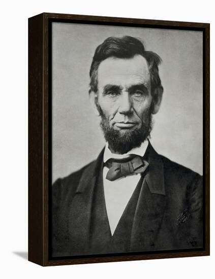 Abraham Lincoln, Head and Shoulders-null-Framed Premier Image Canvas