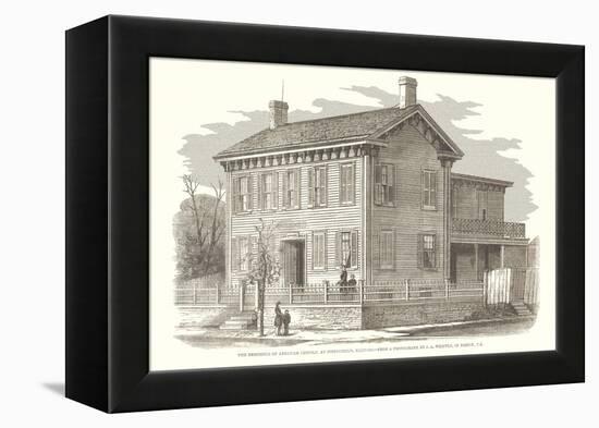 Abraham Lincoln House, Springfield, Illinois-null-Framed Stretched Canvas