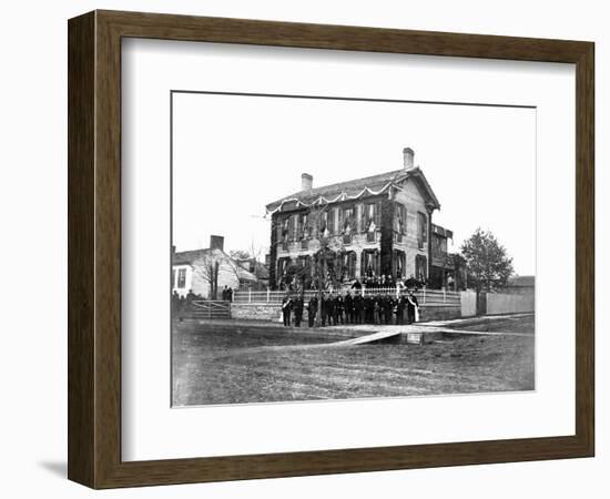 Abraham Lincoln's Home-S. M. Fassett-Framed Photographic Print