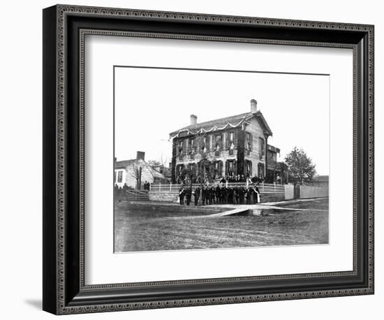 Abraham Lincoln's Home-S. M. Fassett-Framed Photographic Print