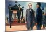 Abraham Lincoln's Prophetic Vision of His Own Death-null-Mounted Giclee Print