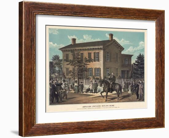 Abraham Lincoln's Return Home-null-Framed Giclee Print