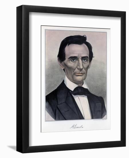 Abraham Lincoln, Sixteenth President of the United States, 19th Century-Currier & Ives-Framed Giclee Print