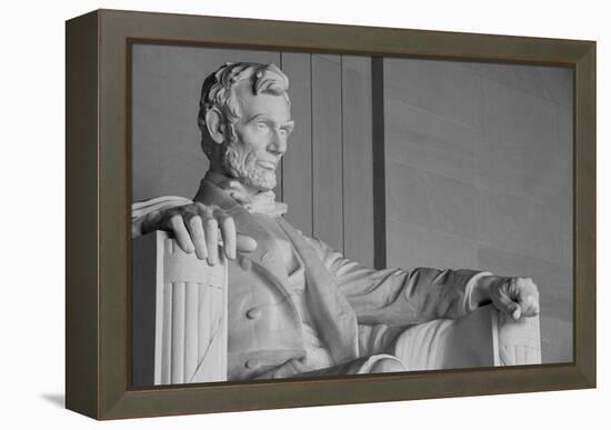 Abraham Lincoln Statue Detail At Lincoln Memorial - Washington Dc, United States-Orhan-Framed Stretched Canvas