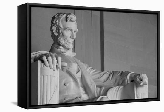 Abraham Lincoln Statue Detail At Lincoln Memorial - Washington Dc, United States-Orhan-Framed Stretched Canvas
