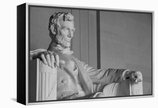 Abraham Lincoln Statue Detail At Lincoln Memorial - Washington Dc, United States-Orhan-Framed Stretched Canvas