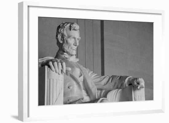 Abraham Lincoln Statue Detail At Lincoln Memorial - Washington Dc, United States-Orhan-Framed Art Print