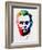 Abraham Lincoln Watercolor-Lora Feldman-Framed Art Print