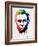 Abraham Lincoln Watercolor-Lora Feldman-Framed Art Print