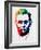 Abraham Lincoln Watercolor-Lora Feldman-Framed Art Print