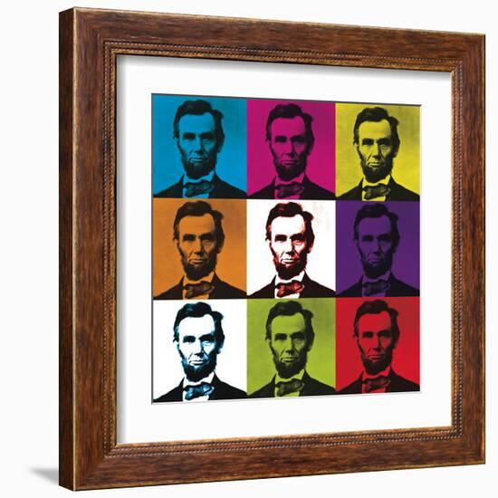 Abraham Lincoln-null-Framed Art Print