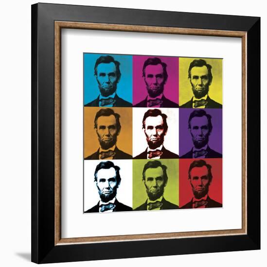 Abraham Lincoln-Celebrity Photography-Framed Art Print