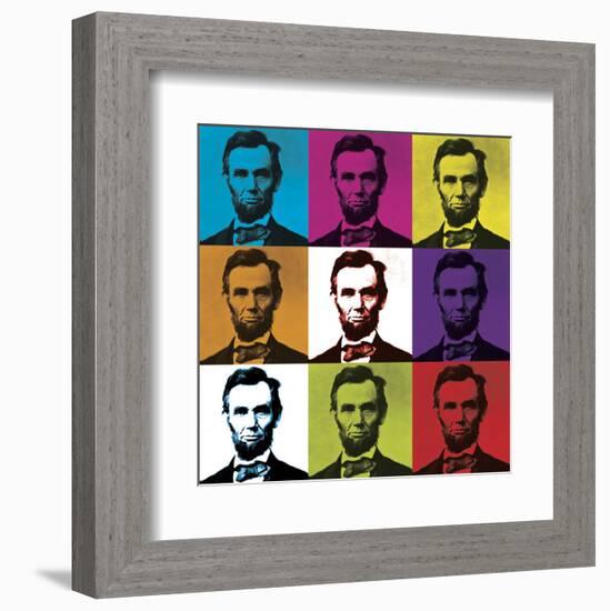 Abraham Lincoln-Celebrity Photography-Framed Art Print