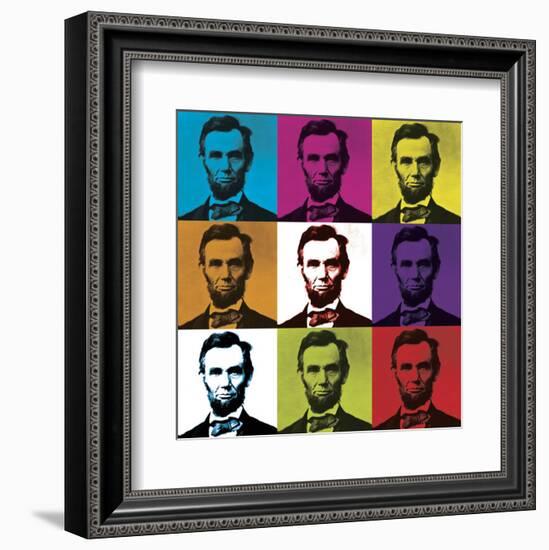 Abraham Lincoln-Celebrity Photography-Framed Art Print