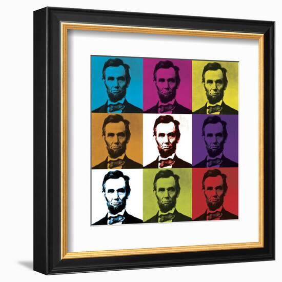 Abraham Lincoln-Celebrity Photography-Framed Art Print