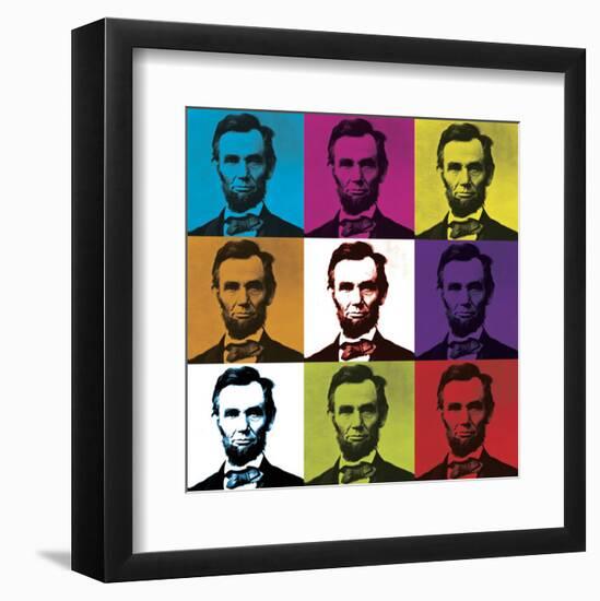 Abraham Lincoln-Celebrity Photography-Framed Art Print