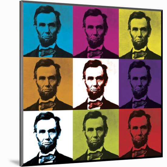 Abraham Lincoln-Celebrity Photography-Mounted Art Print