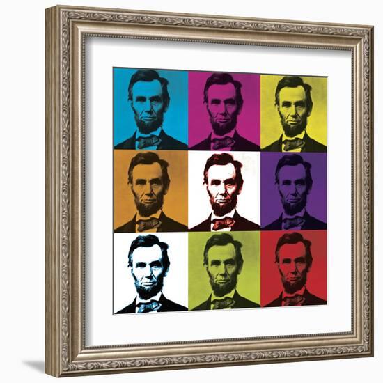 Abraham Lincoln-Celebrity Photography-Framed Art Print