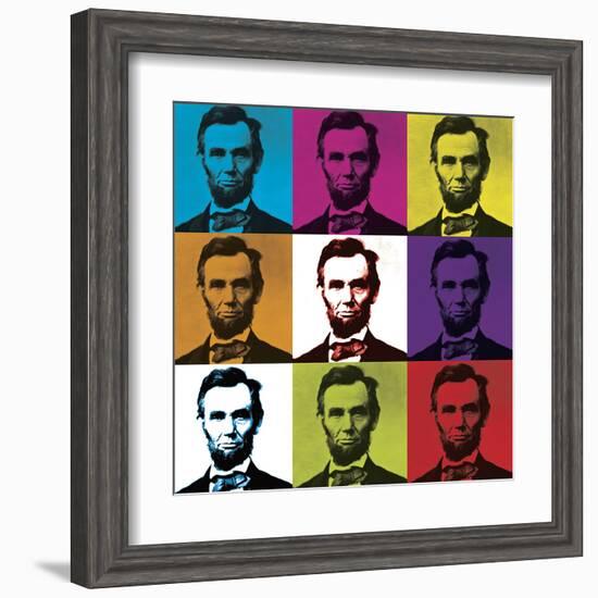 Abraham Lincoln-Celebrity Photography-Framed Art Print