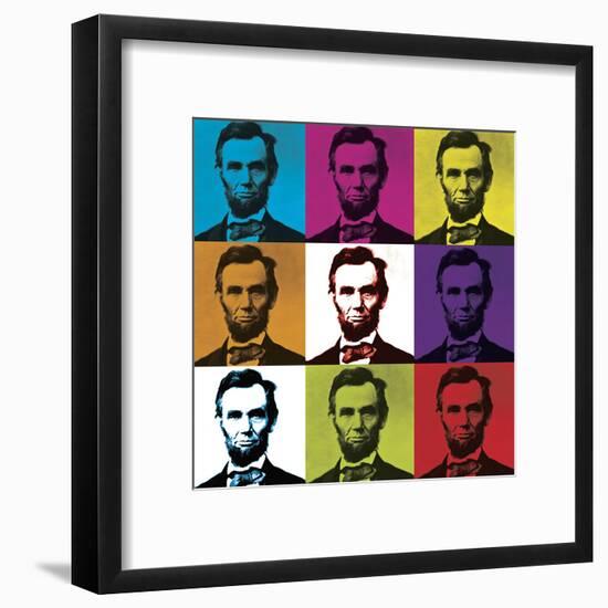 Abraham Lincoln-Celebrity Photography-Framed Art Print