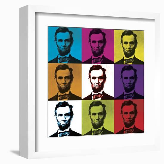 Abraham Lincoln-Celebrity Photography-Framed Art Print