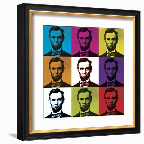 Abraham Lincoln-Celebrity Photography-Framed Art Print