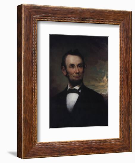 Abraham Lincoln-George Henry Story-Framed Art Print