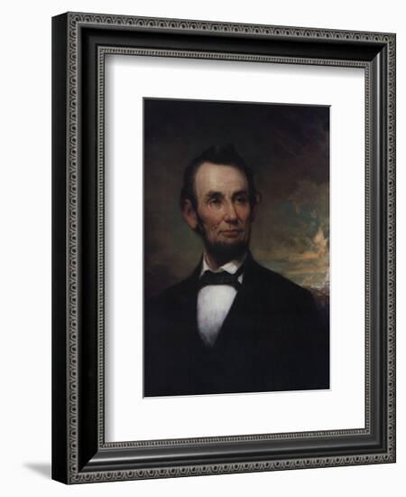 Abraham Lincoln-George Henry Story-Framed Art Print