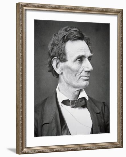 Abraham Lincoln-Alexander Hesler-Framed Premium Photographic Print