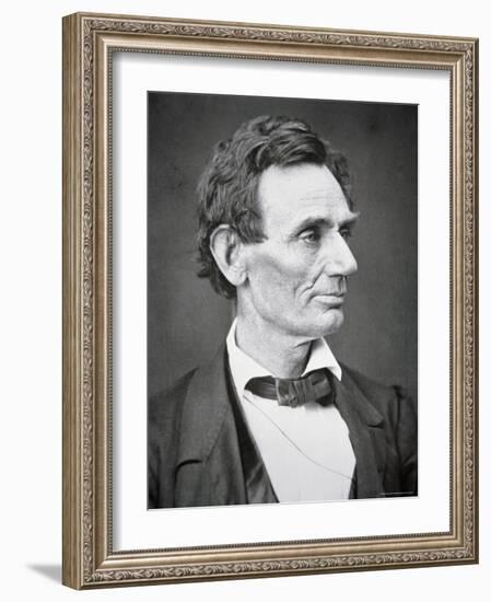 Abraham Lincoln-Alexander Hesler-Framed Photographic Print