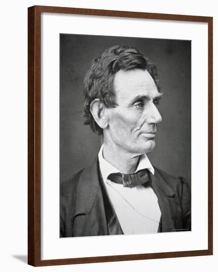 Abraham Lincoln-Alexander Hesler-Framed Photographic Print