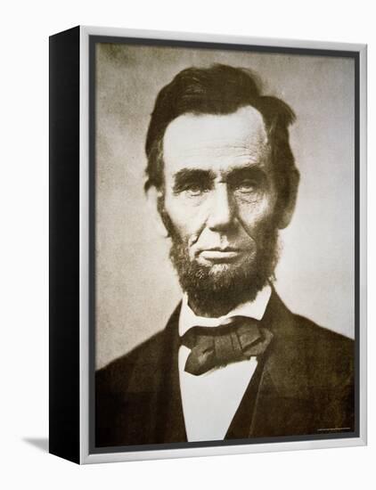 Abraham Lincoln-Alexander Gardner-Framed Premier Image Canvas