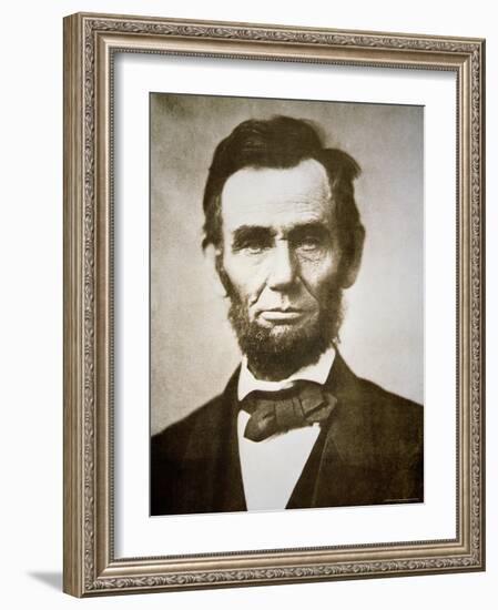 Abraham Lincoln-Alexander Gardner-Framed Photographic Print