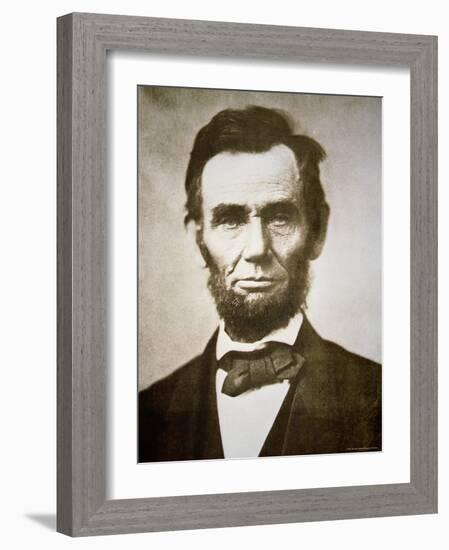 Abraham Lincoln-Alexander Gardner-Framed Photographic Print