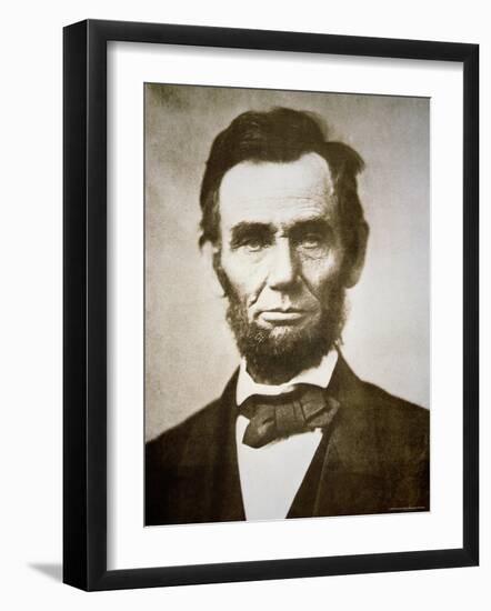 Abraham Lincoln-Alexander Gardner-Framed Photographic Print