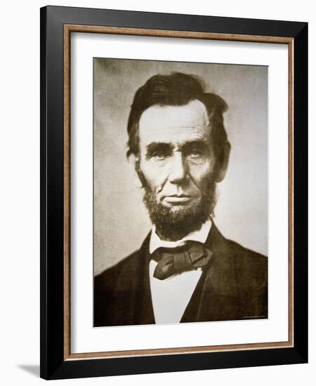 Abraham Lincoln-Alexander Gardner-Framed Photographic Print