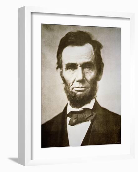 Abraham Lincoln-Alexander Gardner-Framed Photographic Print