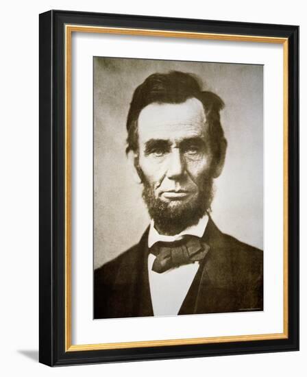 Abraham Lincoln-Alexander Gardner-Framed Photographic Print