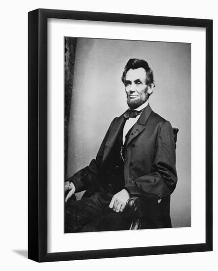 Abraham Lincoln-Mathew Brady-Framed Photographic Print