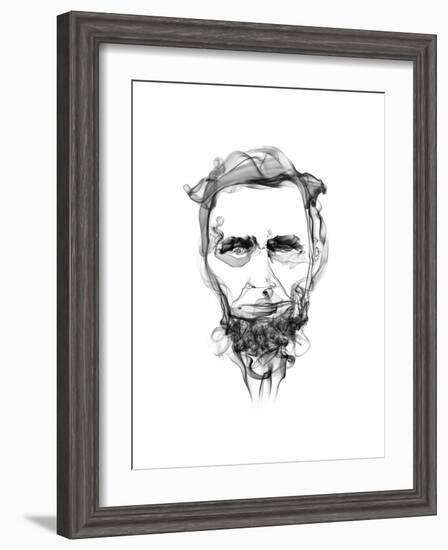 Abraham Lincoln-Octavian Mielu-Framed Art Print