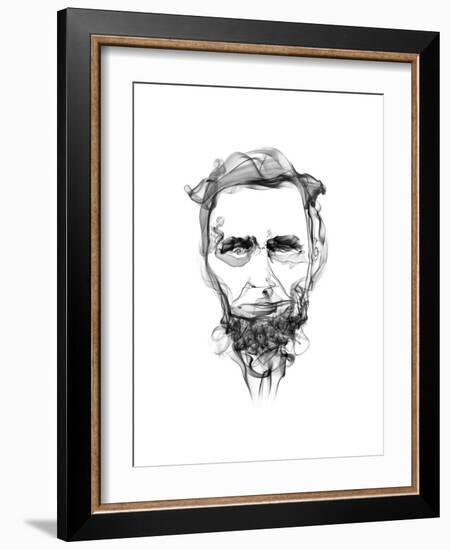 Abraham Lincoln-Octavian Mielu-Framed Art Print