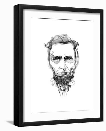 Abraham Lincoln-Octavian Mielu-Framed Art Print