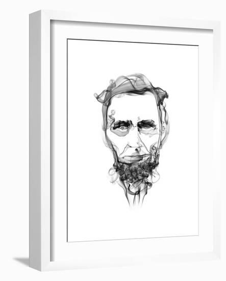 Abraham Lincoln-Octavian Mielu-Framed Art Print