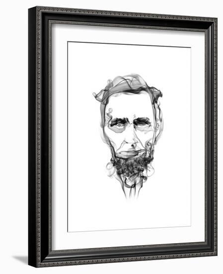 Abraham Lincoln-Octavian Mielu-Framed Art Print